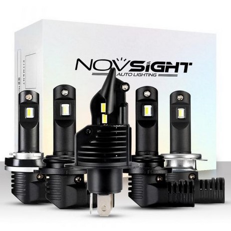 2x NOVSIGHT LED Φώτα Πορείας Η7 6500K 60W 8000Lm A500 N20B